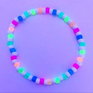 🌀 5/$20 🌀 Handmade Kandi Choker | Glow in the Dark
